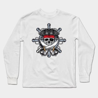 Skull Pirates Long Sleeve T-Shirt